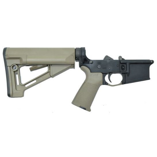 PSA AR-15 COMPLETE LOWER MAGPUL STR EDITION - FDE, NO MAGAZINE - 36028