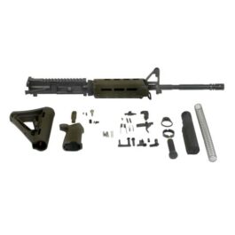PSA 16″ CARBINE 5.56 NATO 1/7 M4 NITRIDE MOE OLIVE DRAB GREEN FREEDOM RIFLE KIT – 516444567