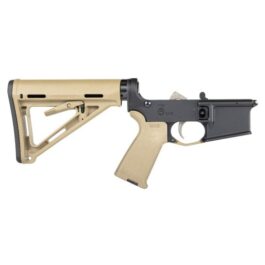 FRANKLIN ARMORY M4-BLR LOWER RECEIVER W/BINARY STRAIGHT GOLD TRIGGER, MULTI – FAR00-20019-TIN