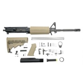 PSA PSA 16″ CARBINE-LENGTH 5.56 NATO 1/7 PHOS M4 CLASSIC RIFLE KIT, FDE