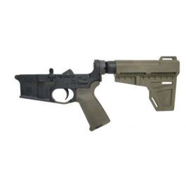 PSA AR-15 COMPLETE MOE SHOCKWAVE PISTOL LOWER – NO MAGAZINE, ODG – 516447177