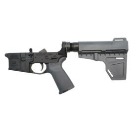 PSA AR-15 COMPLETE MOE SHOCKWAVE PISTOL LOWER, GRAY – 516447178