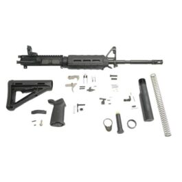 PSA 16″ CARBINE-LENGTH M4 5.56 NATO 1/7 NITRIDE MOE EPT RIFLE KIT & REAR MBUS – 516447449