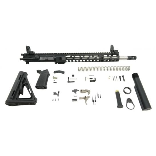 PSA 16" 5.56 NATO 1/7 MID-LENGTH STAINLESS STEEL 13.5" M-LOK MOE EPT RIFLE KIT WITH MBUS SIGHT SET - 5165447814