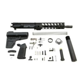 PSA AR15 MOE 3.5LB SINGLE STAGE CMC LOWER BUILD KIT, BLACK