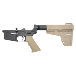 PSA AR-15 COMPLETE CLASSIC SHOCKWAVE PISTOL LOWER, FLAT DARK EARTH – NO MAGAZINE