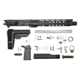 PSA 10.5″ PISTOL-LENGTH 300AAC BLACKOUT 1/8 NITRIDE 12″ SLANT M-LOK MOE+ EPT SBA3 PISTOL KIT