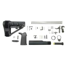 PSA SBA4 MOE PISTOL LOWER BUILD KIT, BLACK