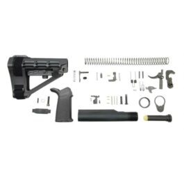 PSA SBA4 MOE PISTOL LOWER BUILD KIT, BLACK