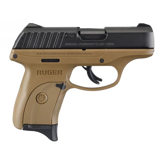 RUGER EC9S 9MM PISTOL, FDE - 3297