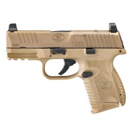 FN 509 COMPACT MRD 9MM 15RD 3.7″ PISTOL, FDE – 66-100574