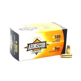 ARMSCOR 9MM AMMO 115 GRAIN FMJ 100RDS – 50444