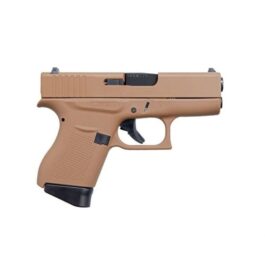 GLOCK G43 9MM 6RD 3.39″ PISTOL, FDE – ACG-00825