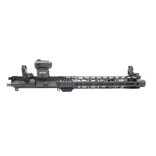 PSA 10.5" CARBINE-LENGTH 5.56 NATO 1/7 PHOSPHATE 12" M-LOK UPPER WITH BCG, CH, MBUS SIGHT SET, & HOLOSUN RED DOT