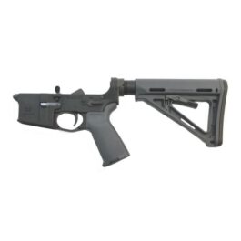 PSA AR15 COMPLETE MOE PLUS CTR SSA-E LOWER, BLACK – 5165491302