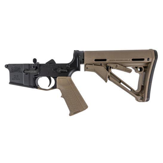PSA AR-15 COMPLETE BLEM CTR MIAD LOWER, FDE