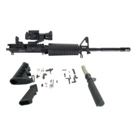 PSA 16″ M4 CARBINE LENGTH 5.56 NATO 1:7 NITRIDE FREEDOM RIFLE KIT WITH VORTEX STRIKEFIRE II OPTIC & REAR MBUS