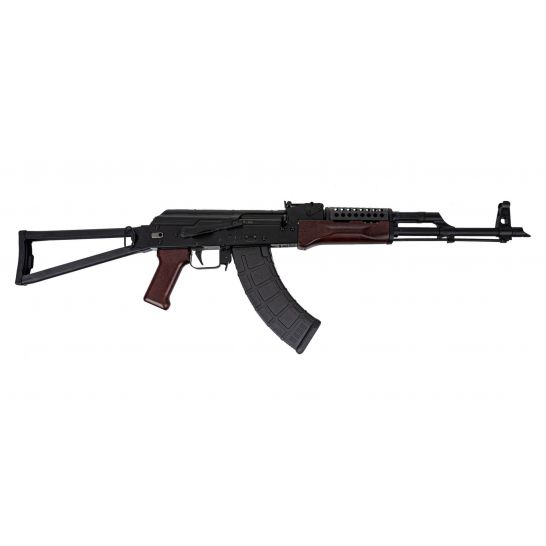 PSAK-47 GF5 TRIANGLE SIDE FOLDING RIFLE WITH CHEESE GRATER UPPER HANDGUARD, REDWOOD