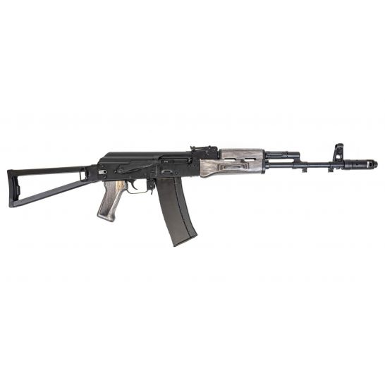 PSA AK-101 FORGED CLASSIC TRIANGLE SIDE FOLDING RIFLE WITH TOOLCRAFT TRUNNION, BOLT, AND CARRIER, TREEBARK