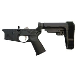 PSA AR15 COMPLETE STEALTH MOE EPT SBA3 LOWER, BLACK