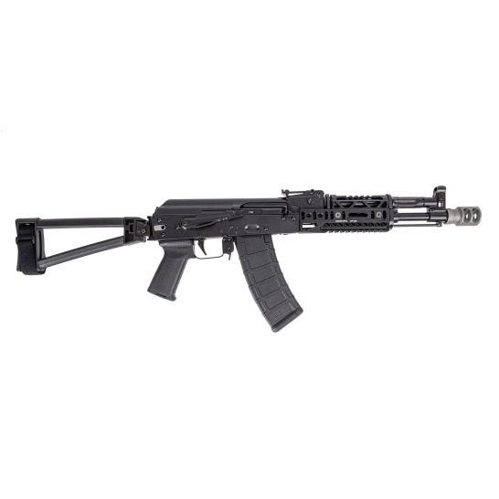 PSA AK-105 TRIANGLE SIDE FOLDING PISTOL WITH SA-19 & SA-10U HANDGUARD, SA-2 MUZZLE BRAKE, TOOLCRAFT TRUNNION, BOLT, AND CARRIER