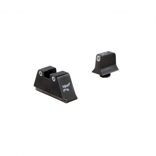 TRIJICON BRIGHT & TOUGH FRONT/REAR SUPPRESSOR NIGHT SIGHT SET FOR GLOCK 17/17L/19/22 PISTOLS - 600649