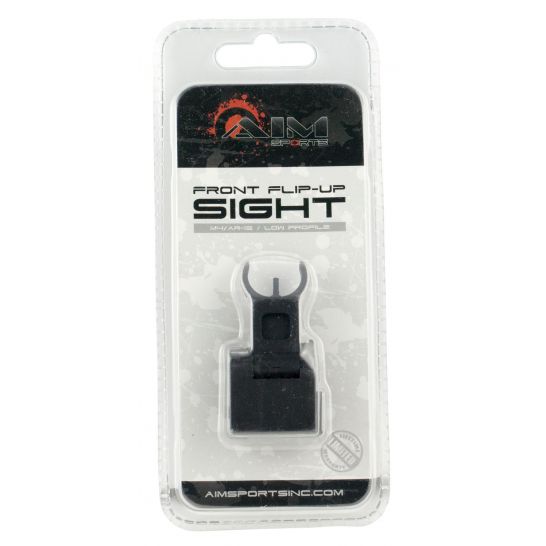 AIM SPORTS LOW-PROFILE FRONT FLIP-UP SIGHT FOR AR-15 STYLE RIFLE - MT200