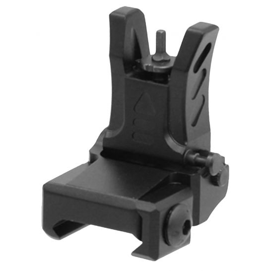 LEAPERS UTG LOW-PROFILE FRONT 1-PIECE FLIP-UP SIGHT FOR AR-15 STYLE RIFLE - MNT-755