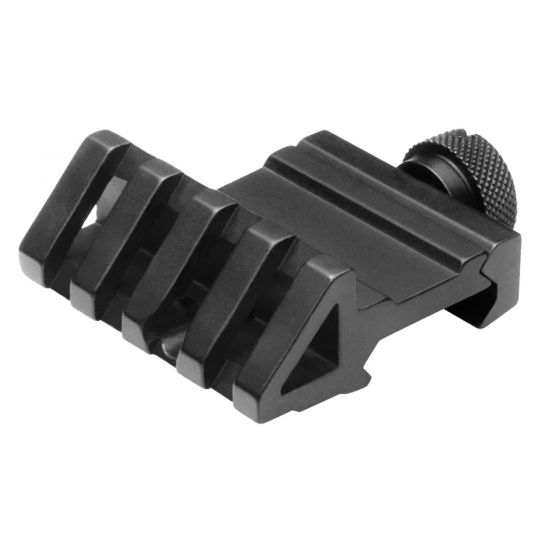 NCSTAR 45 DEGREE OFFSET PICATINNY RAIL MOUNT, BLACK - MPR45