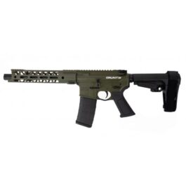 LEAD STAR ARMS GRUNT PISTOL – 10.5″ .223 WYLDE W/ 11″ HANDGUARD (SNIPER GREEN)