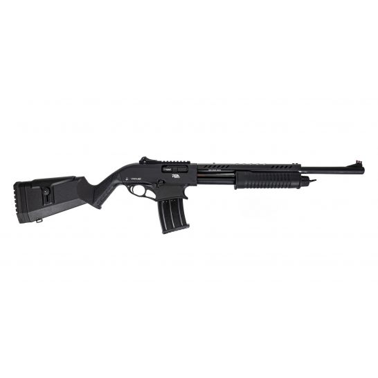 ROCK ISLAND VRPA40 12GA 5RD 20" PUMP SHOTGUN, MARINE BLACK- VRPA40