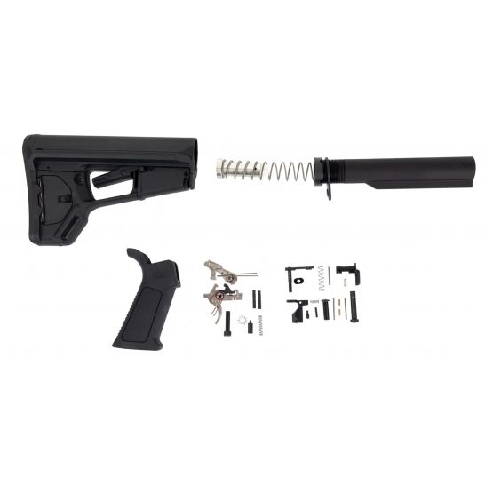 PSA PA10 ACS-L 2-STAGE LOWER BUILD KIT WITH OVER MOLD GRIP
