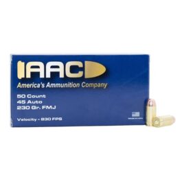 AAC .45 ACP AMMO 230 GRAIN FMJ 50RD BOX