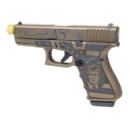 GLOCK 19 GEN 3 TRUMP 9MM PISTOL, BURNT BRONZE – UI19502T