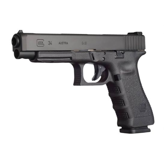 GLOCK 34 GEN 3 5.31" 9MM PISTOL, BLACK - PI3430103