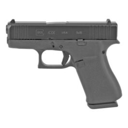 GLOCK 43X FS SLIMLINE 9MM PISTOL, BLACK – UX4350201