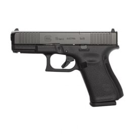 GLOCK 19 OPTICS READY GEN 5 9MM PISTOL WITH FRONT SERRATIONS & (3) 15RD MAGS, BLACK – PA195S203M