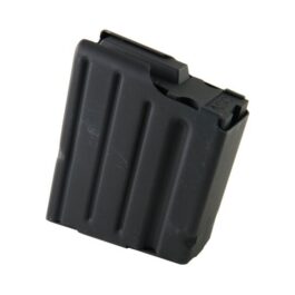 ASC MAGAZINE: SR-25: 308 WINCHESTER/7.62 NATO 10RD CAPACITY BLACK MARLUBE STAINLESS STEEL BLACK FOLLOWER – 10-308-SS-BM-B-ASC