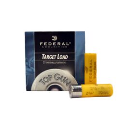 FEDERAL 20GA 2.75″ 2.5DE 7/8OZ #8 TOP GUN AMMUNITION, 25 ROUND BOX – TG20 8