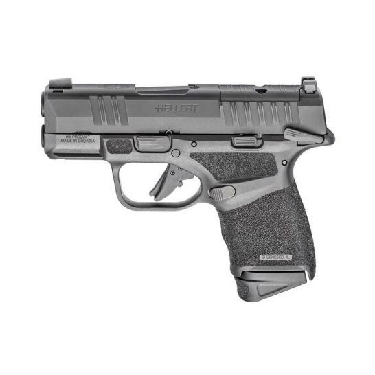 SPRINGFIELD HELLCAT OSP 9MM PISTOL WITH MANUAL SAFETY, BLACK - HC9319BOSPMS